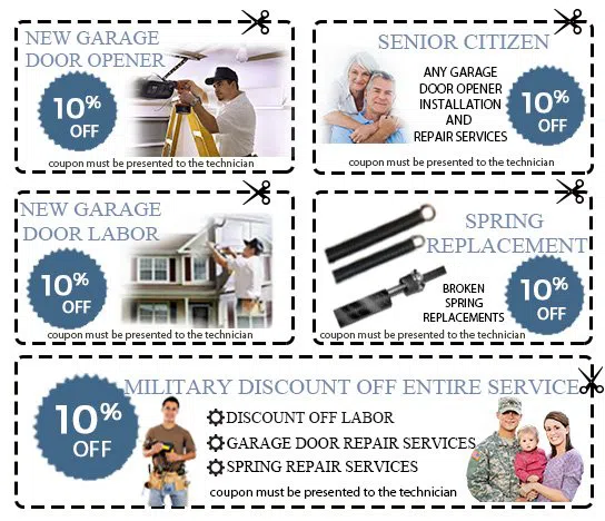 Exclusive Garage Door Repair Service Jacksonville Beach, FL 904-299-5825 - coupon