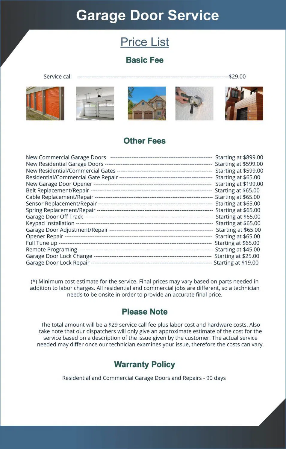 Exclusive Garage Door Repair Service Jacksonville Beach, FL 904-299-5825